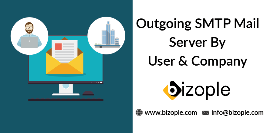 Outgoing SMTP Mail Server By User & Company