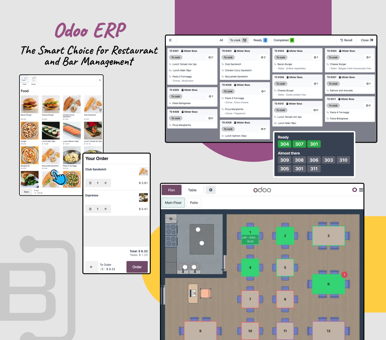 Odoo ERP the smart choice for restaurant and bar management