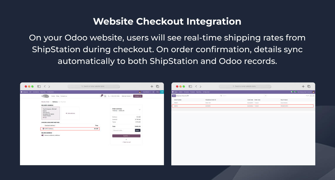 ShipStation Rates on Website